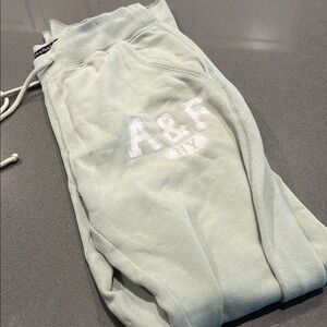 Abercrombie & Fitch vintage Light Green Joggers